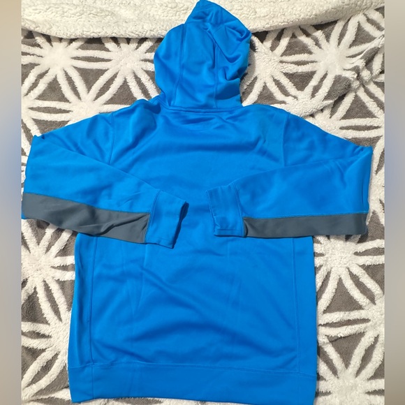 Nike Men Therma Fit Swoosh Pullover Hoodie Blue  Size: SMALL - Picture 6 of 6